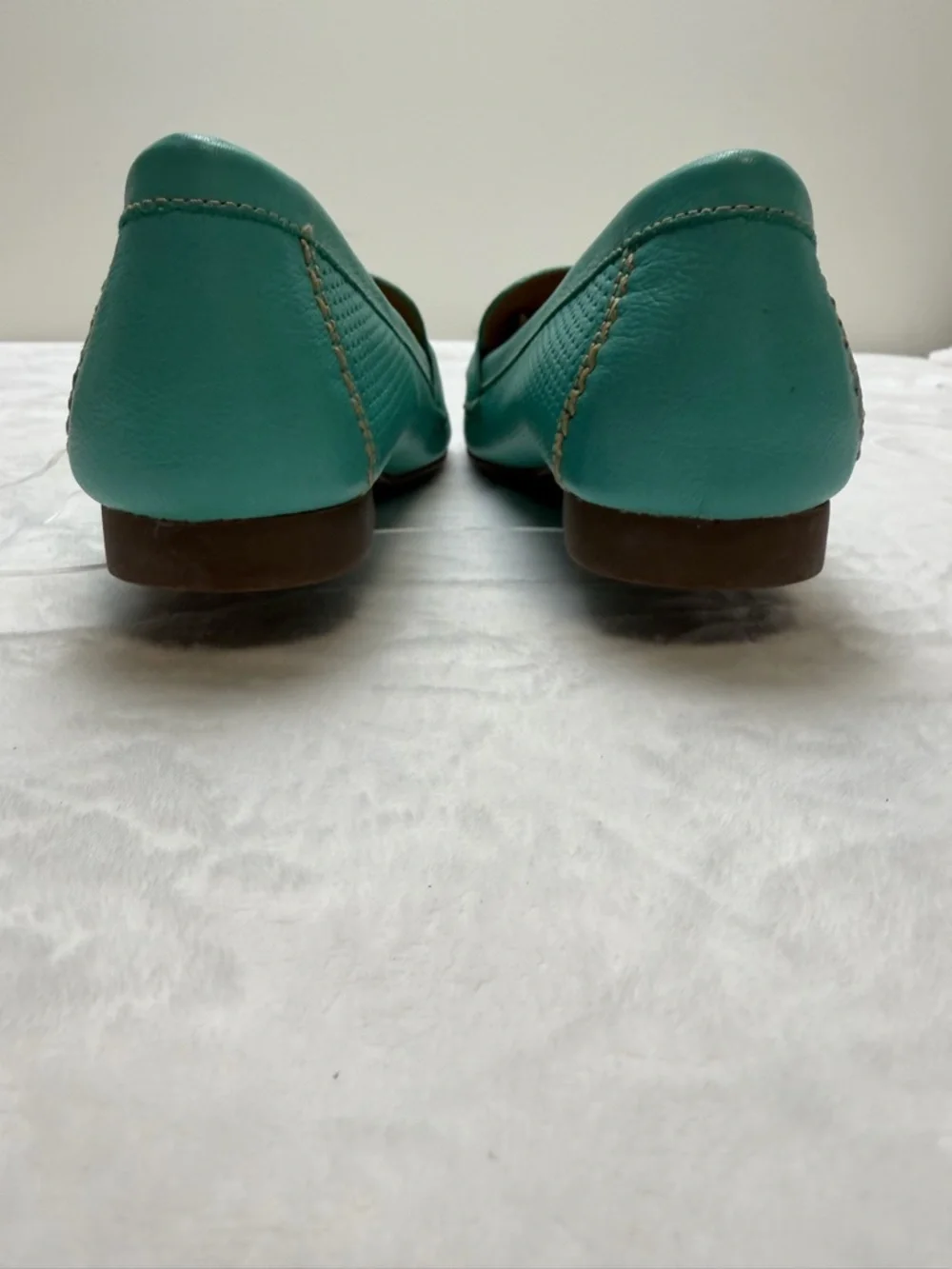 Peter Millar Perforated Leather Driving Loafers 8 Preppy Resort Travel Comfort - Picture 6 of 11